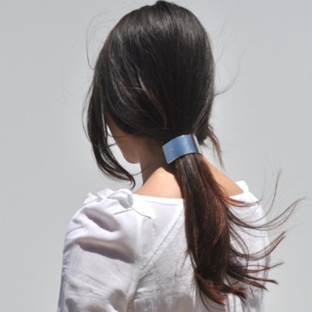 Sylain Le Hen Ponytail Barrette, Silver